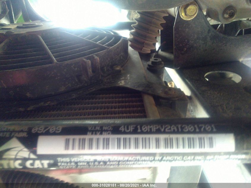 2010 ARCTIC CAT PROWLER 4UF10MPV2AT301701