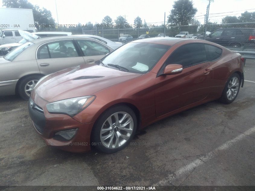 2013 HYUNDAI GENESIS COUPE 3.8 GRAND TOURING KMHHU6KJ7DU092072