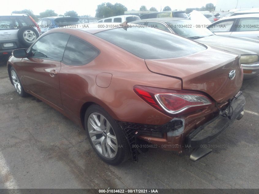 2013 HYUNDAI GENESIS COUPE 3.8 GRAND TOURING KMHHU6KJ7DU092072
