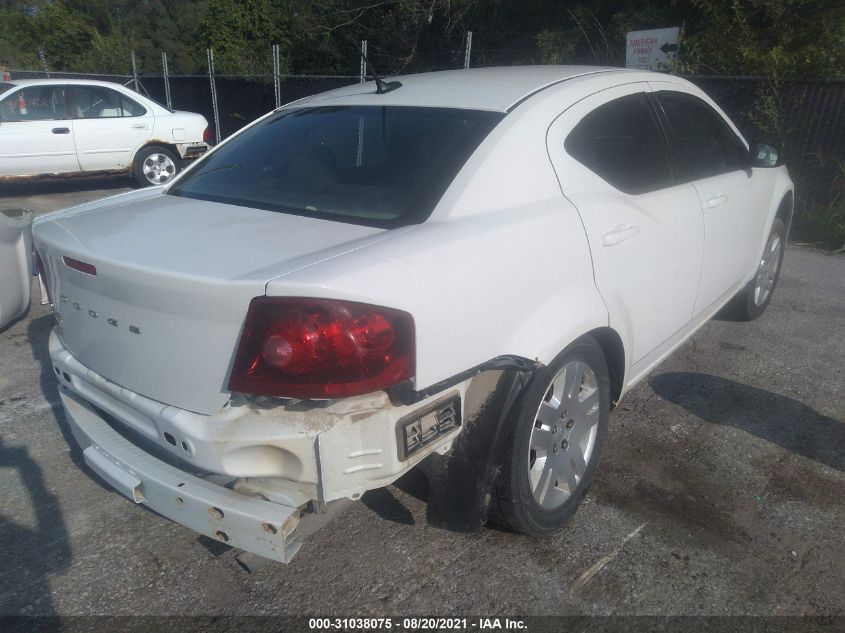 2014 DODGE AVENGER SE 1C3CDZAB4EN200769