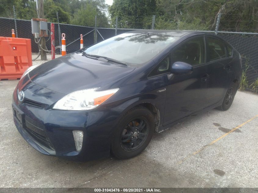 2015 TOYOTA PRIUS FOUR JTDKN3DUXF1872729