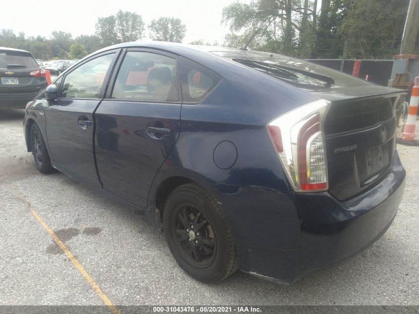 2015 TOYOTA PRIUS FOUR JTDKN3DUXF1872729