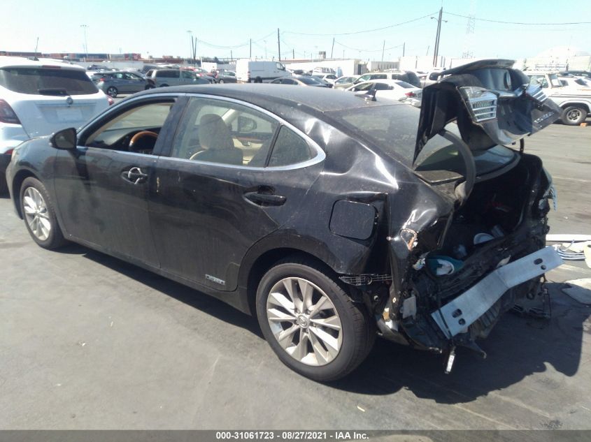 2013 LEXUS ES 300H HYBRID JTHBW1GGXD2011189