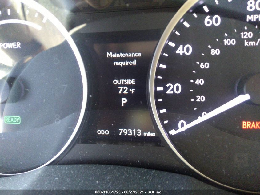 2013 LEXUS ES 300H HYBRID JTHBW1GGXD2011189