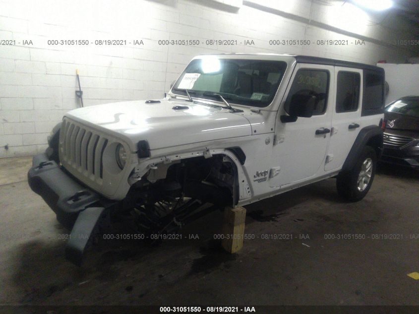 2019 JEEP WRANGLER UNLIMITED SPORT S 1C4HJXDG3KW537509