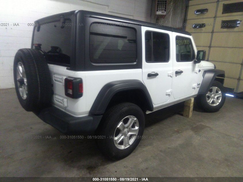 2019 JEEP WRANGLER UNLIMITED SPORT S 1C4HJXDG3KW537509