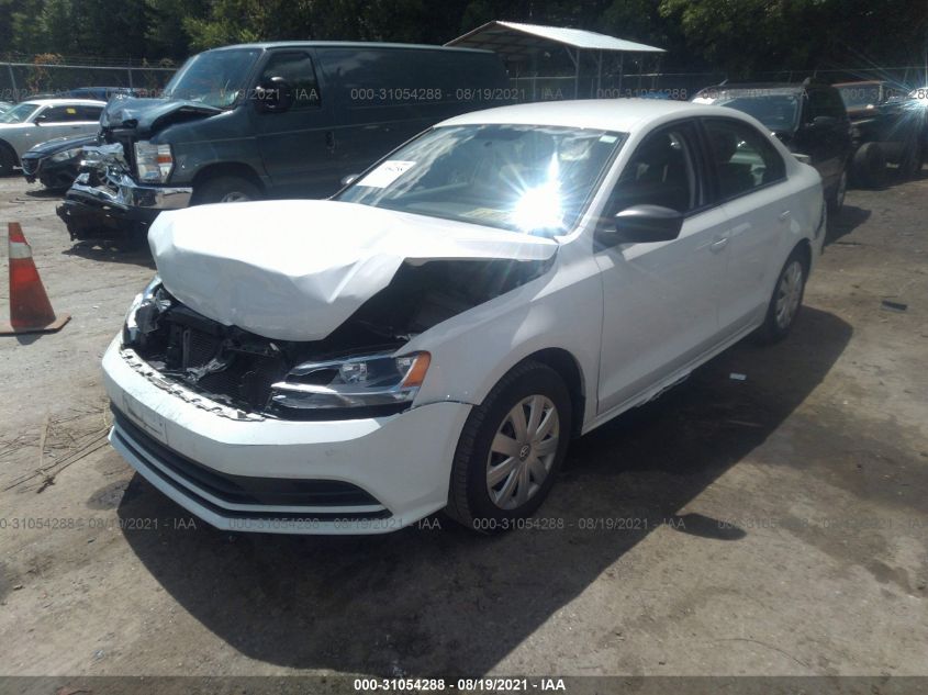 2015 VOLKSWAGEN JETTA SEDAN 2.0L S 3VW1K7AJXFM408393