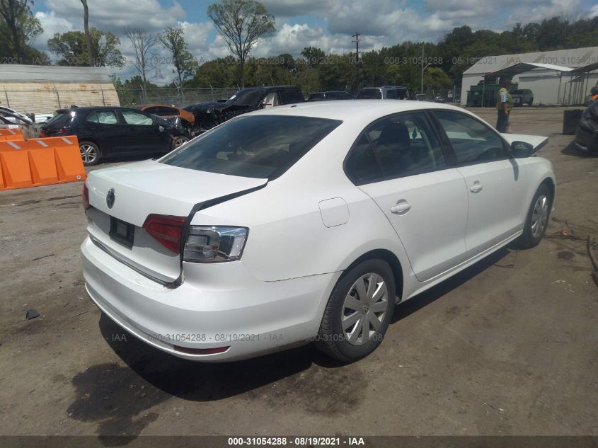 2015 VOLKSWAGEN JETTA SEDAN 2.0L S 3VW1K7AJXFM408393