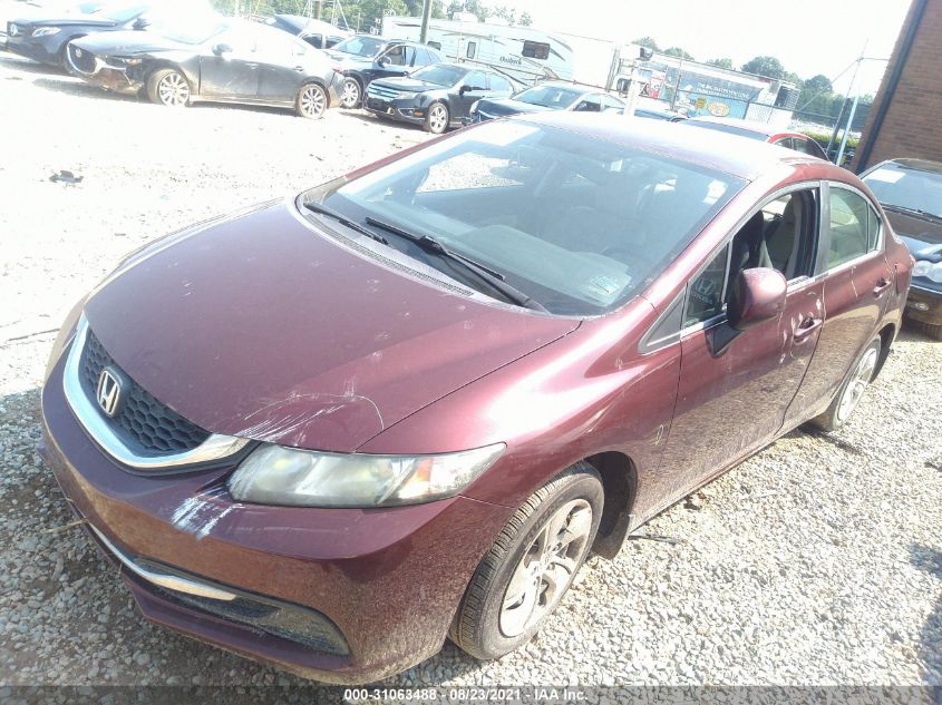 2013 HONDA CIVIC SDN LX 19XFB2F58DE030184