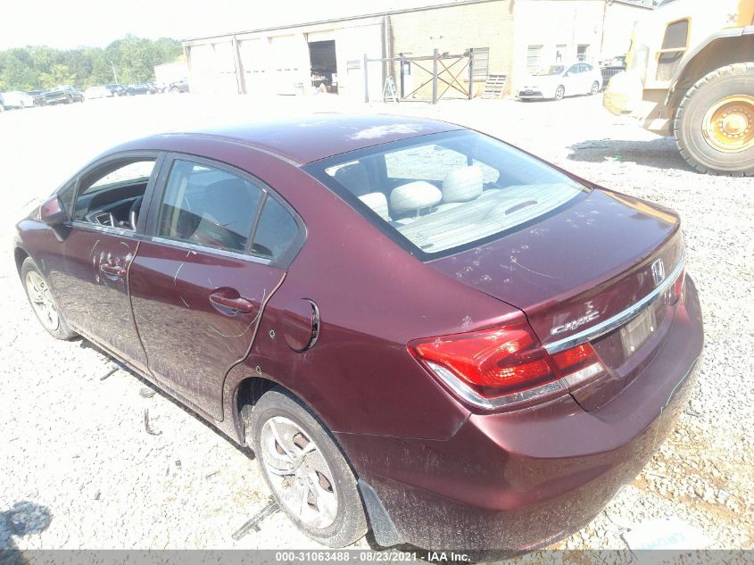 2013 HONDA CIVIC SDN LX 19XFB2F58DE030184