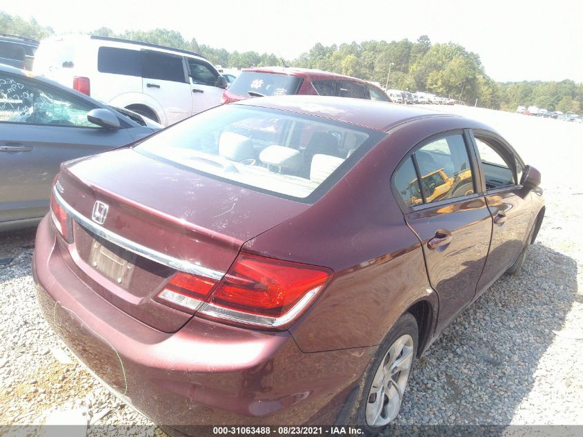 2013 HONDA CIVIC SDN LX 19XFB2F58DE030184