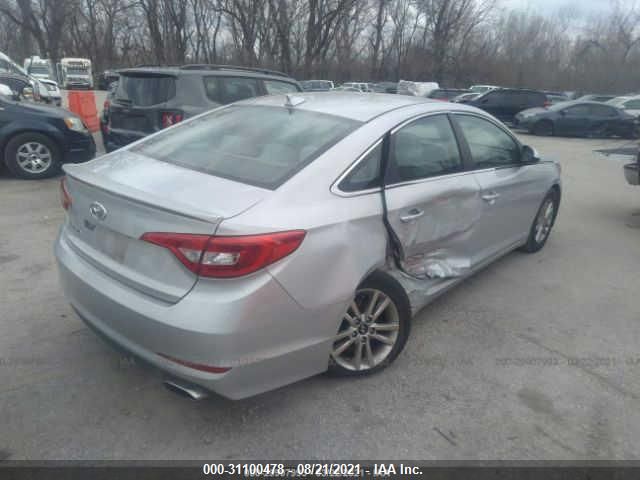 2015 HYUNDAI SONATA 2.4L SE 5NPE24AF5FH000498