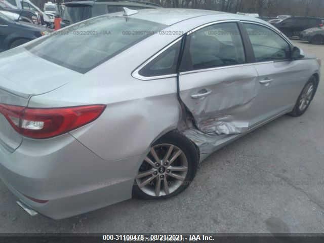2015 HYUNDAI SONATA 2.4L SE 5NPE24AF5FH000498