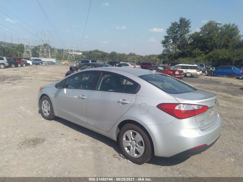 2015 KIA FORTE LX KNAFK4A68F5358728