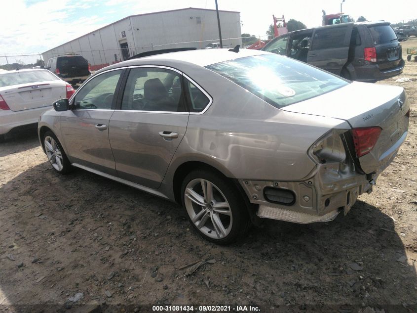 2014 VOLKSWAGEN PASSAT TDI SE W/SUNROOF 1VWBN7A39EC026465