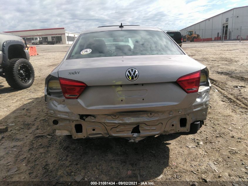 2014 VOLKSWAGEN PASSAT TDI SE W/SUNROOF 1VWBN7A39EC026465