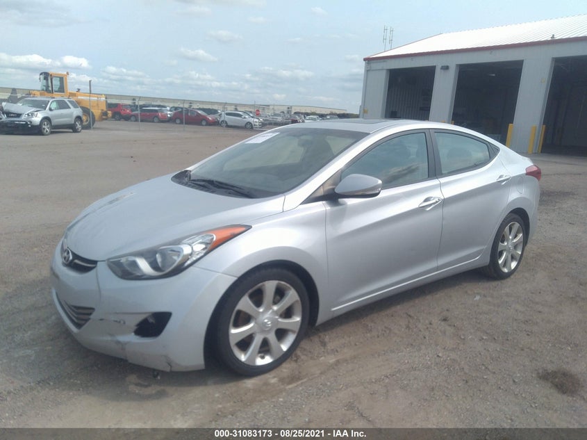 2012 HYUNDAI ELANTRA VIN: 5NPDH4AE8CH100012