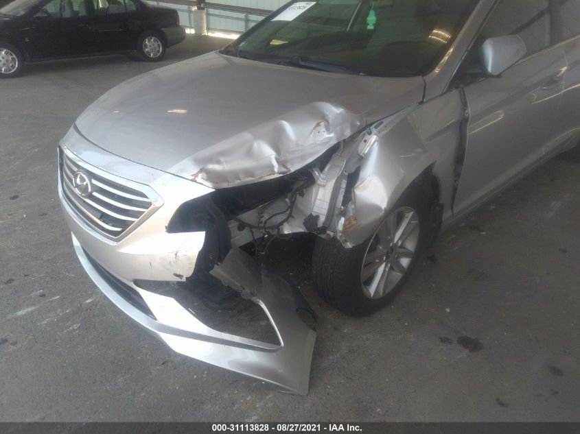 2015 HYUNDAI SONATA 2.4L SE 5NPE24AF3FH202997