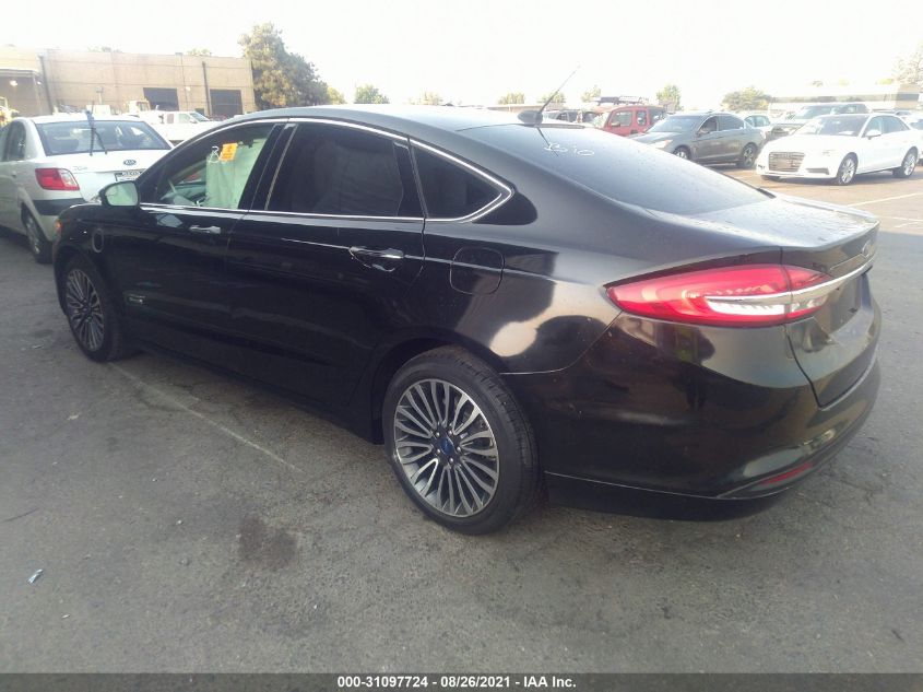 2017 FORD FUSION ENERGI SE 3FA6P0PU4HR122277