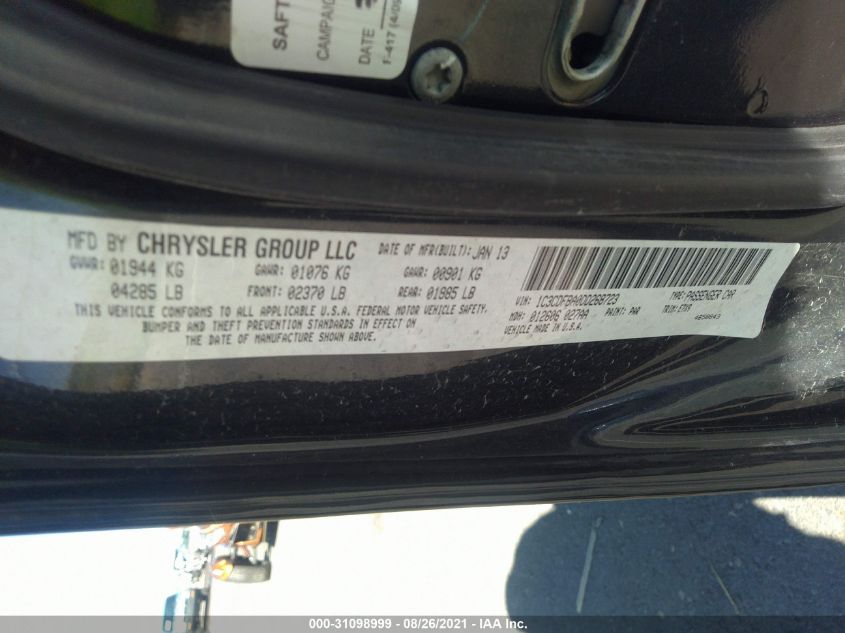 2013 DODGE DART SXT 1C3CDFBA0DD268723
