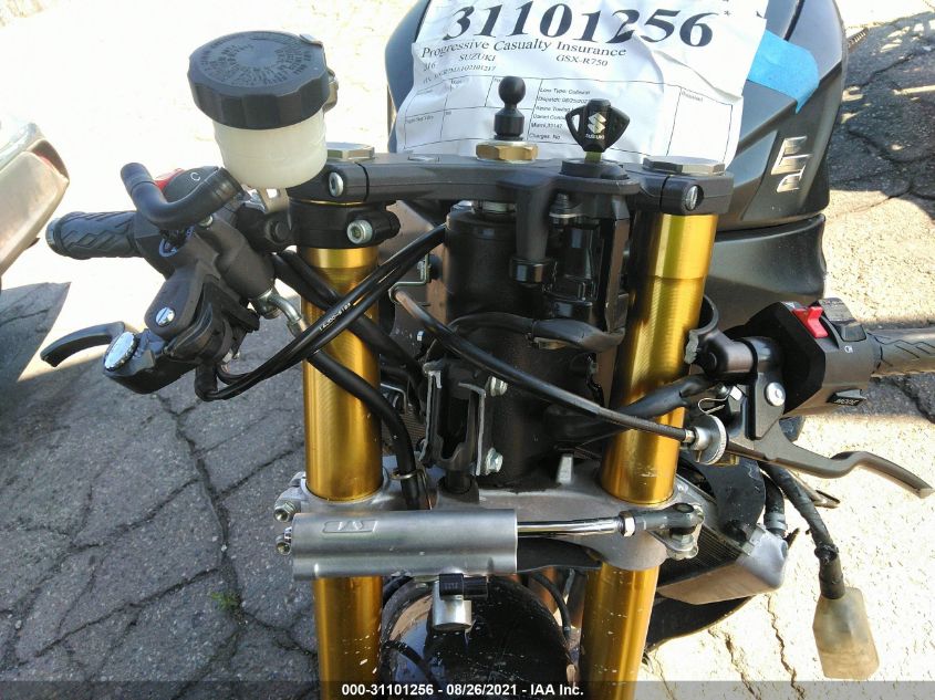 2016 SUZUKI GSX-R750 JS1GR7MA1G2101217