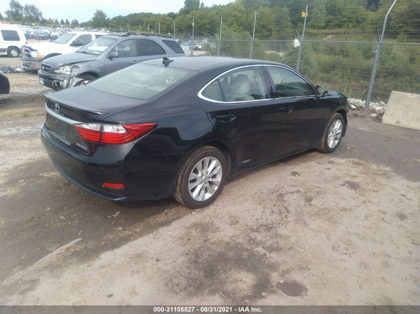 2013 LEXUS ES 300H HYBRID JTHBW1GG0D2034206