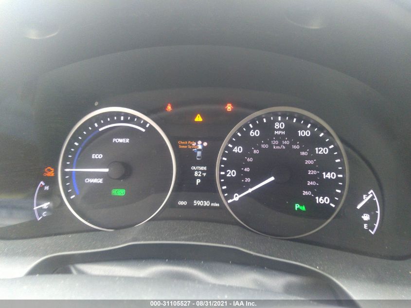 2013 LEXUS ES 300H HYBRID JTHBW1GG0D2034206