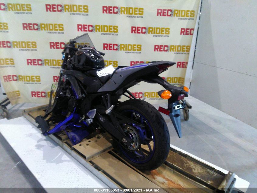2020 YAMAHA YZFR3 A MH3RH18Y5LK004328