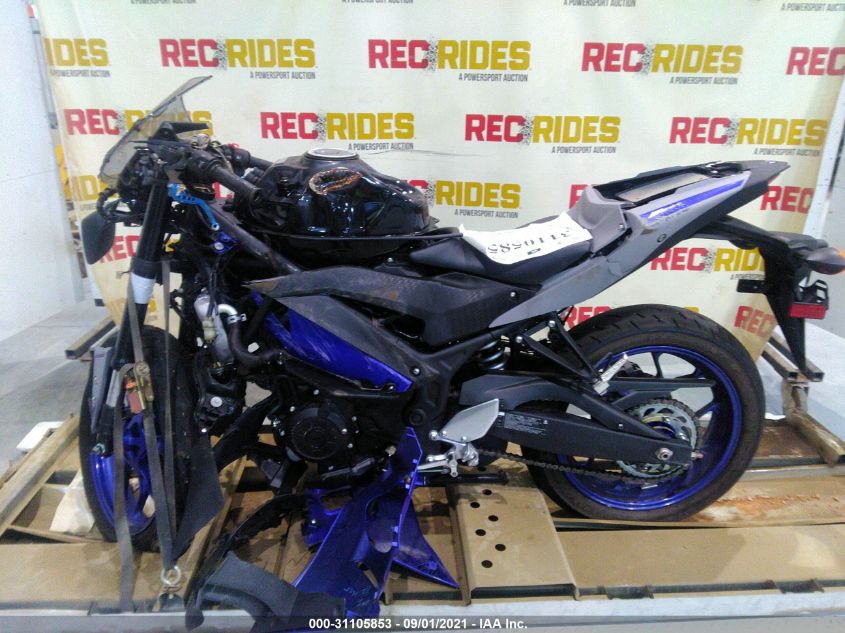2020 YAMAHA YZFR3 A MH3RH18Y5LK004328