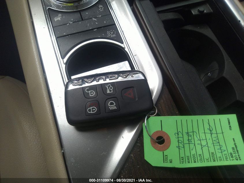 2013 JAGUAR XF I4 RWD SAJWA0ES9DPS97396