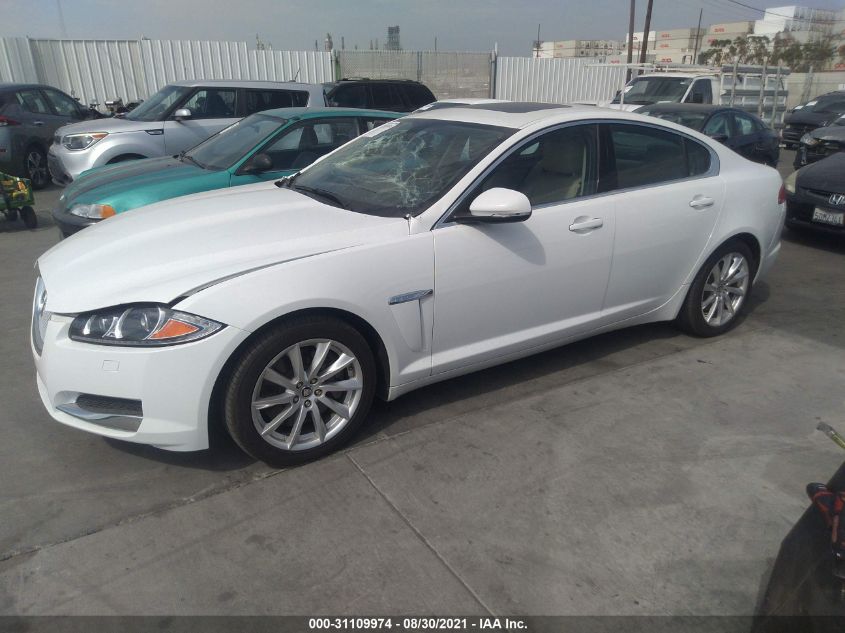 2013 JAGUAR XF I4 RWD SAJWA0ES9DPS97396