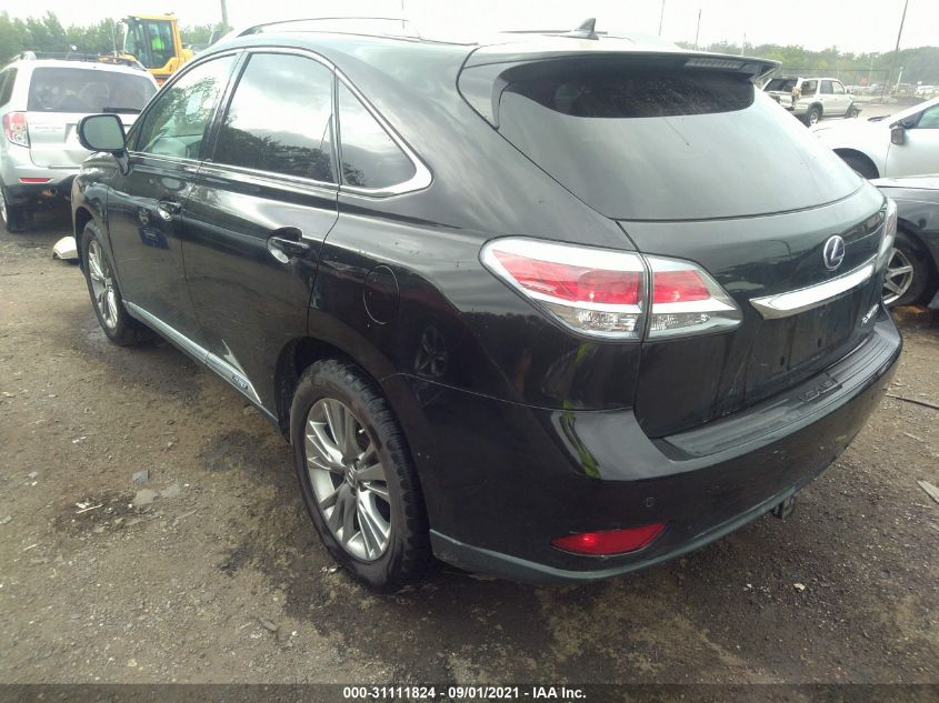 2013 LEXUS RX 450H JTJBC1BA7D2054592