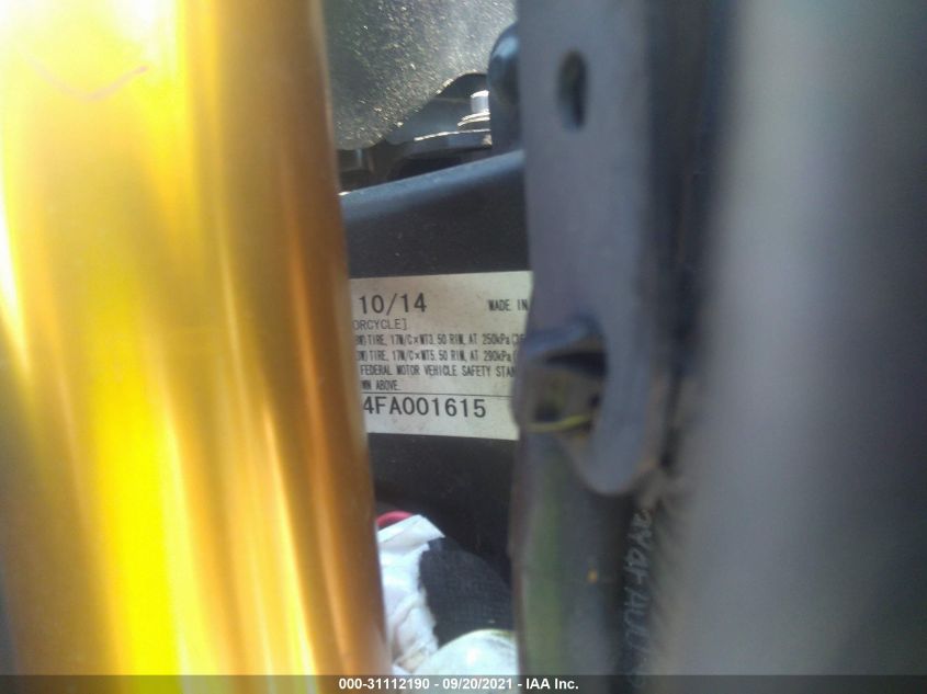 2015 YAMAHA FZ09 C JYARN33Y4FA001615