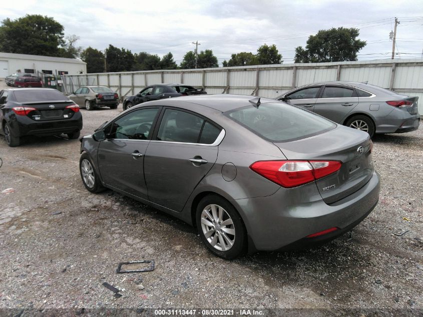 2015 KIA FORTE EX KNAFX4A82F5281549