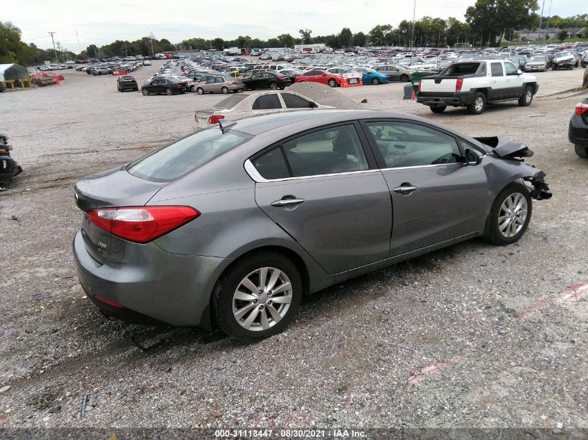 2015 KIA FORTE EX KNAFX4A82F5281549