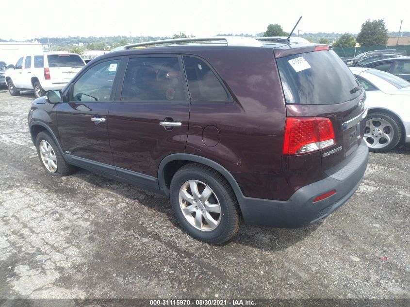 2013 KIA SORENTO LX 5XYKTDA6XDG397713
