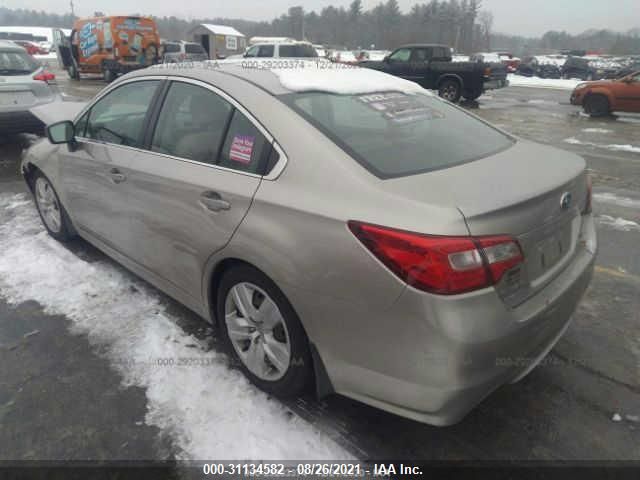 2015 SUBARU LEGACY 2.5I 4S3BNAA60F3036815