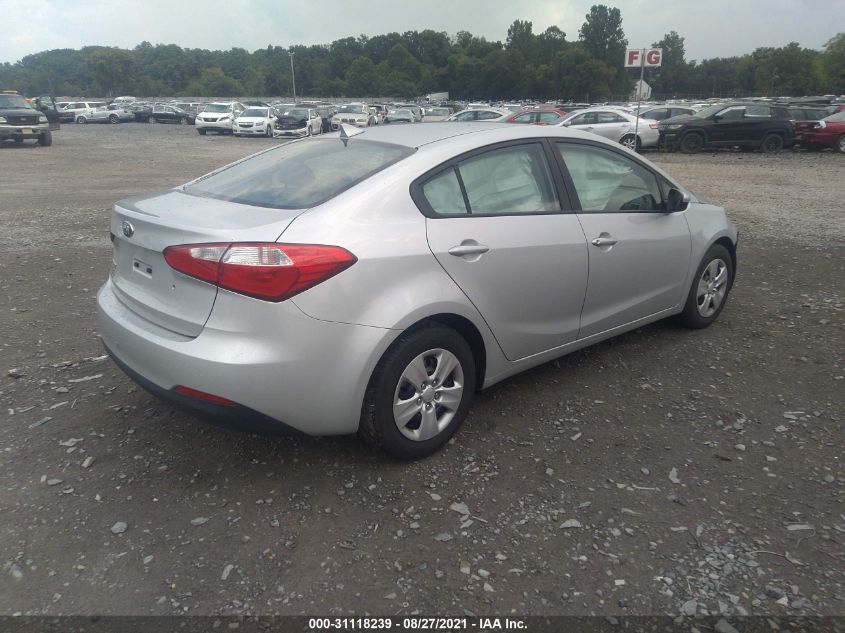2015 KIA FORTE LX KNAFK4A64F5433683