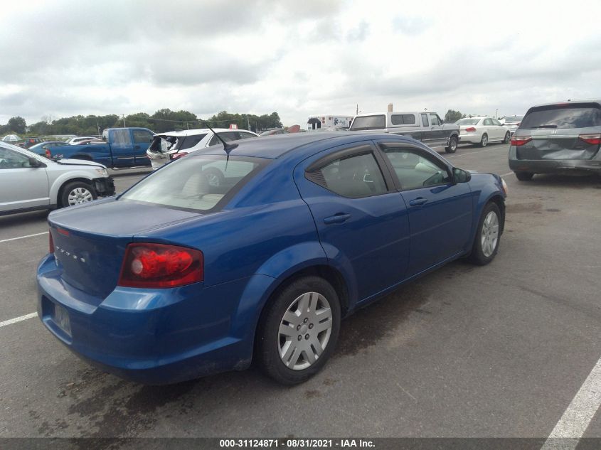 2013 DODGE AVENGER SE 1C3CDZAB6DN724889