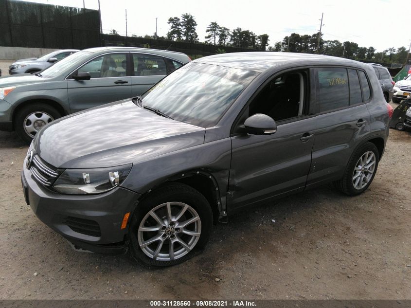 2014 VOLKSWAGEN TIGUAN S WVGBV3AX8EW577057