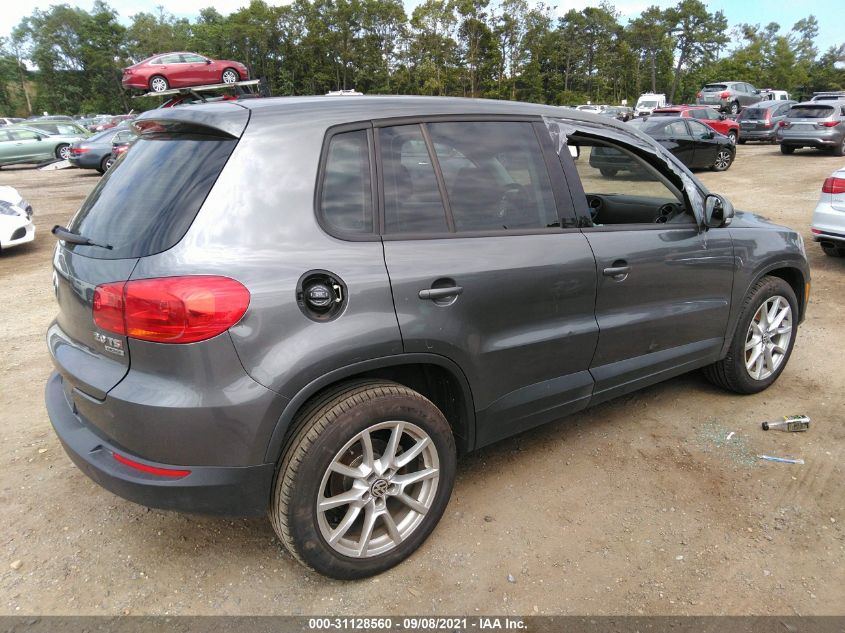 2014 VOLKSWAGEN TIGUAN S WVGBV3AX8EW577057