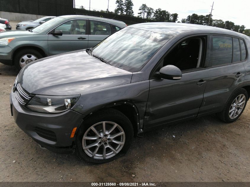 2014 VOLKSWAGEN TIGUAN S WVGBV3AX8EW577057