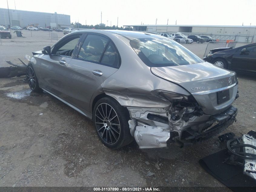 2019 MERCEDES-BENZ C-CLASS C 300 55SWF8DB9KU309312