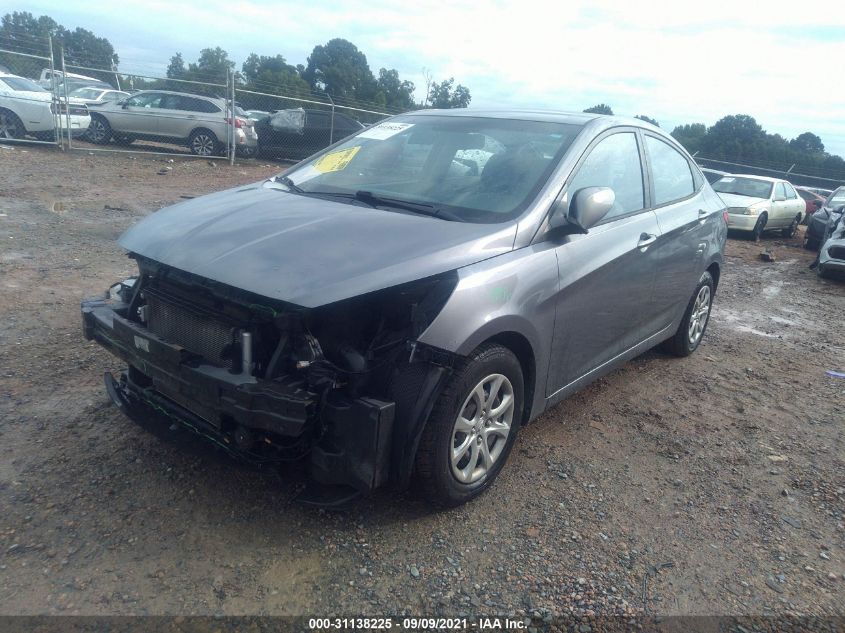 2014 HYUNDAI ACCENT GLS KMHCT4AE2EU635318