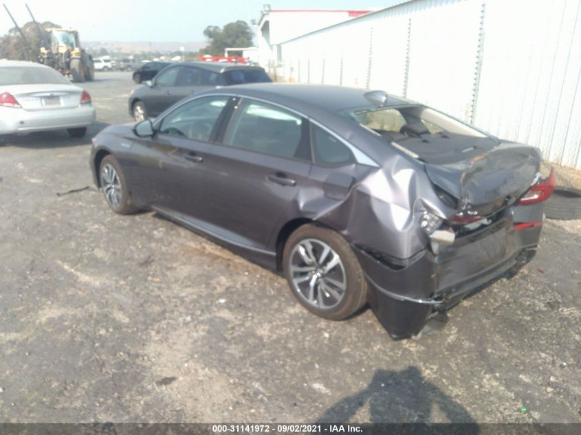 2021 HONDA ACCORD HYBRID EX 1HGCV3F48MA016183
