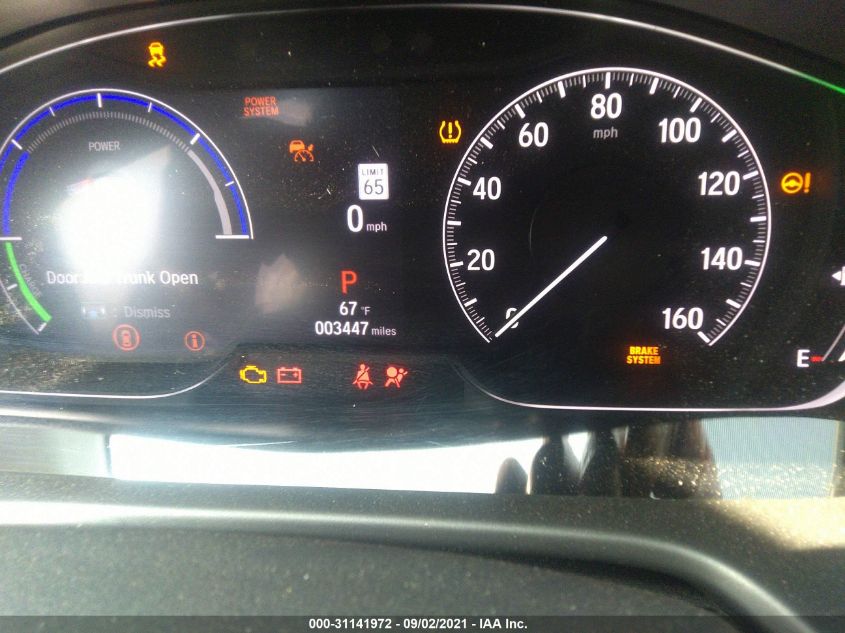 2021 HONDA ACCORD HYBRID EX 1HGCV3F48MA016183
