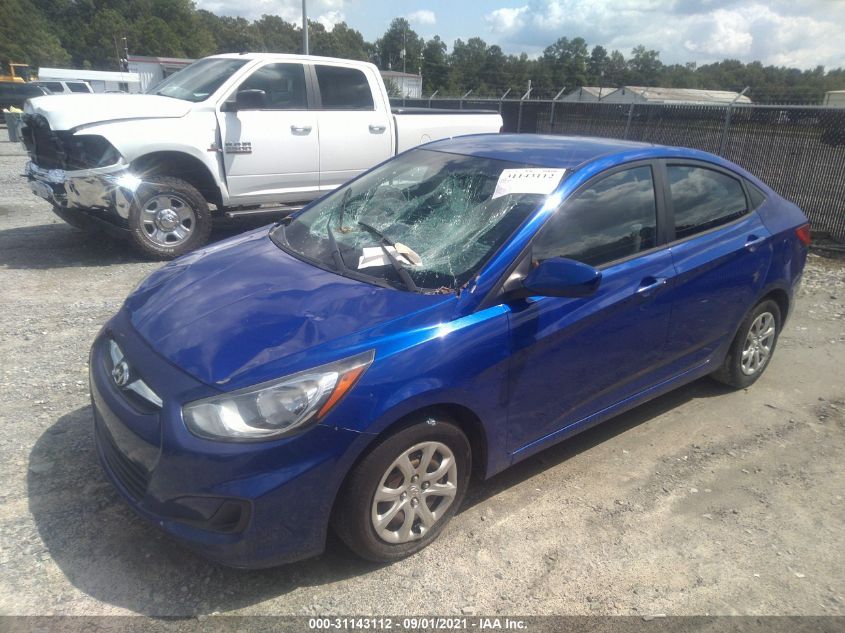 2014 HYUNDAI ACCENT GLS KMHCT4AE7EU647805