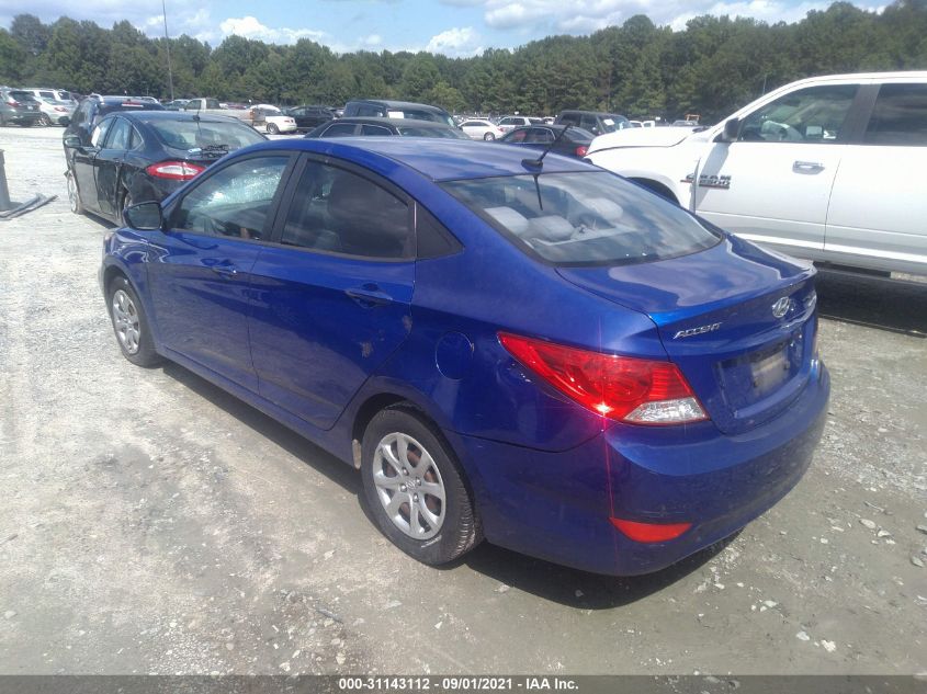 2014 HYUNDAI ACCENT GLS KMHCT4AE7EU647805