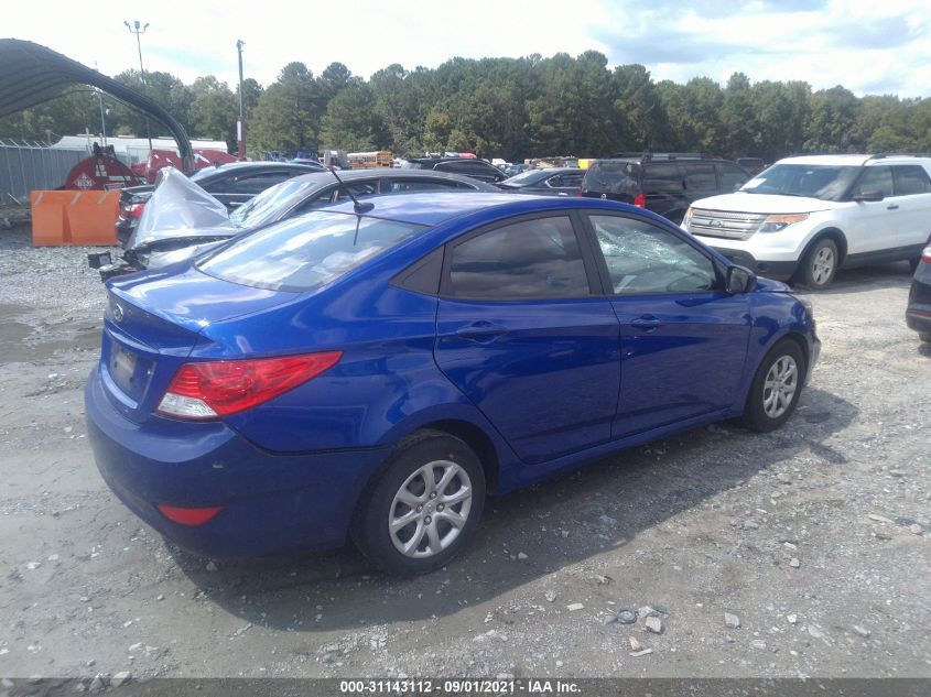 2014 HYUNDAI ACCENT GLS KMHCT4AE7EU647805