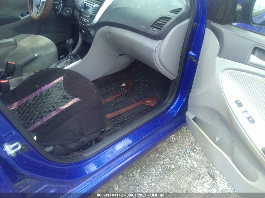 2014 HYUNDAI ACCENT GLS KMHCT4AE7EU647805